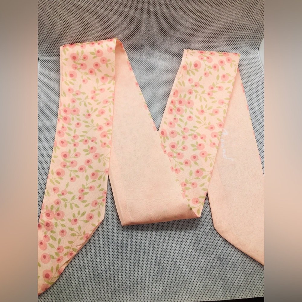 Floral Pink Skinny Scarf Wrap - Women's Accessories